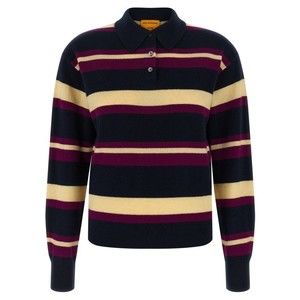 Guest In Residence Collegiate Stripe Polo Shirt - NWT